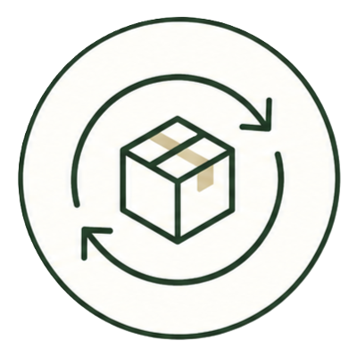 Home icon easy returns